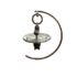 Suspension insulator plow disk bird feeder