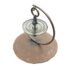 Suspension insulator plow disk bird feeder