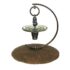 Suspension insulator plow disk bird feeder