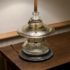 Pyrex insulator table lamp