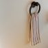Railroad spike towel ring
