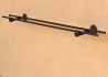 railroad spike wine rack train
