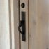 Rail anchor door pull