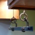 rail anchor pot & pan rack suspended