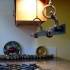 rail anchor pot & pan rack suspended
