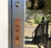 Railroad Anchor Door Handle on excutcheon