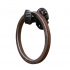 Railroad spike towel ring