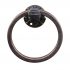 Railroad spike towel ring