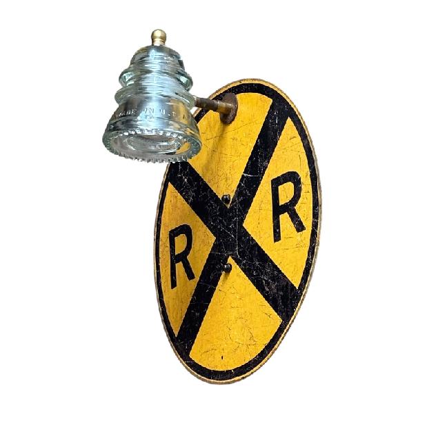 Railroad sign Insulator light 2a