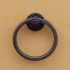 Railroad spike towel ring