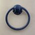 Railroad spike towel ring