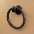 Railroad spike towel ring