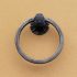 Railroad spike towel ring