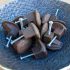 Railroad spike drawer cabinet pull