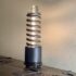 Spring coil desk lamp