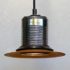 Corruguated can metal hood pendant