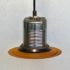 Corruguated can metal hood pendant