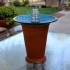 Trafficlight lens & insulator bubbler fountain