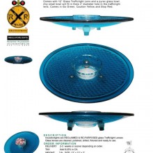 Trafficlightware- Blue lens Platter & Bowl