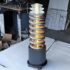 spring coil table lamp