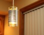 Wire Coil GlassToroid Pendant Light