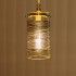 Wire Coil GlassToroid Pendant Light