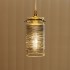 Wire Coil GlassToroid Pendant Light
