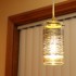 Wire Coil GlassToroid Pendant Light