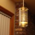 Wire Coil GlassToroid Pendant Light