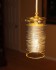 Wire Coil GlassToroid Pendant Light