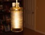 Wire Coil GlassToroid Pendant Light