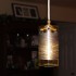 Wire Coil GlassToroid Pendant Light