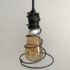 Cowboy Wire Spiral Lariat Pendant Edison Bulb