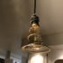 Cowboy Wire Spiral Lariat Pendant Edison Bulb