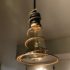 Cowboy Wire Spiral Lariat Pendant Edison Bulb