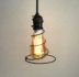 Cowboy Wire Spiral Lariat Pendant Edison Bulb