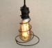 Cowboy Wire Spiral Lariat Pendant Edison Bulb