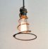 Cowboy Wire Spiral Lariat Pendant Edison Bulb