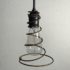 Cowboy Wire Spiral Lariat Pendant Edison Bulb
