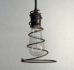 Cowboy Wire Spiral Lariat Pendant Edison Bulb