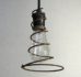 Cowboy Wire Spiral Lariat Pendant Edison Bulb