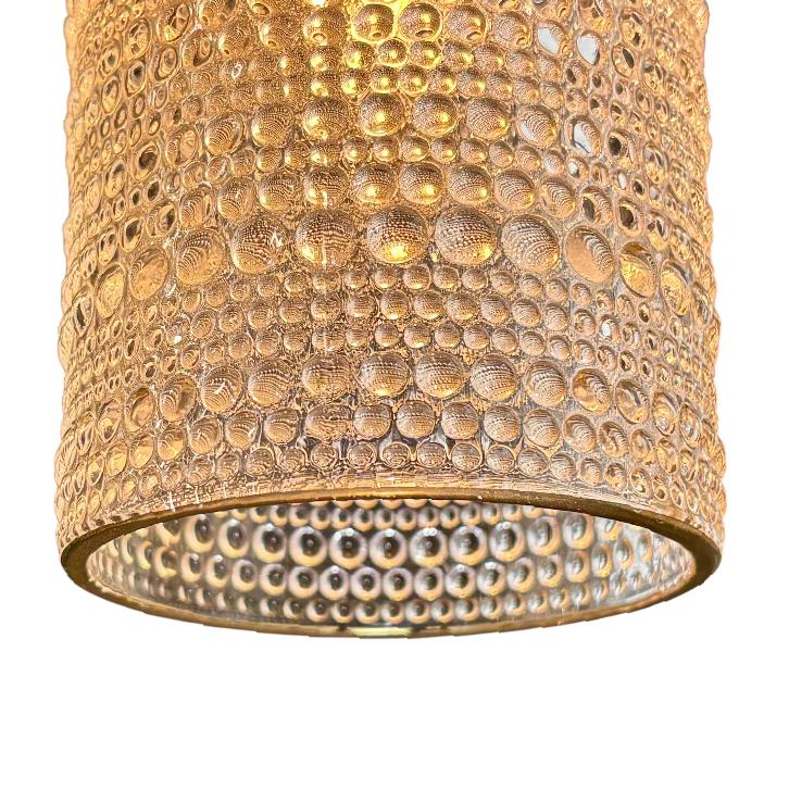 Clear Beaded Glass Globe Pendant Insulator Cap Trafficlight Lens - Image 15