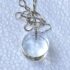 clear glass Gem pendant made from insulator