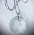 clear glass Gem pendant made from insulator
