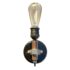 connector rod sconce Edison bulb