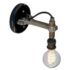 connector rod sconce round bulb