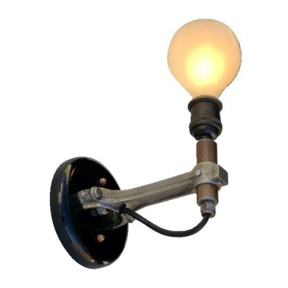 connector rod sconce round bulb