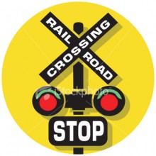 RR Crossing Sign Graphic