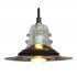 insulator light pendant metal hood
