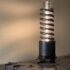 Spring coil desk lamp